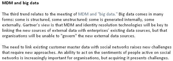 Gartner 3 MDM things 2012
