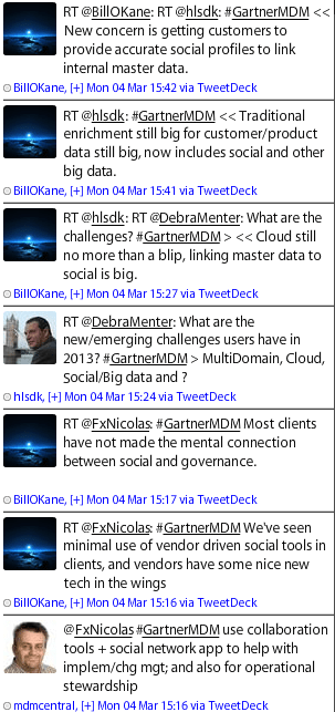 GartnerMDM chat and social MDM