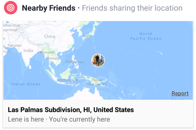 Facebook Geolocation Hickup